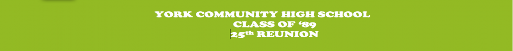 YORK COMMUNITY HIGH SCHOOL Reunion